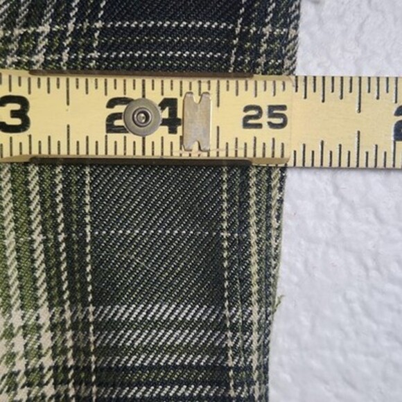 Dixxon Flannel Shirt Mens XL Green Black Plaid Action D-Tech Workwear Casual - Picture 11 of 11